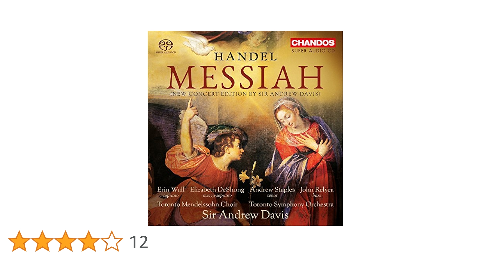Handel: Messiah: Amazon.co.uk: CDs & Vinyl